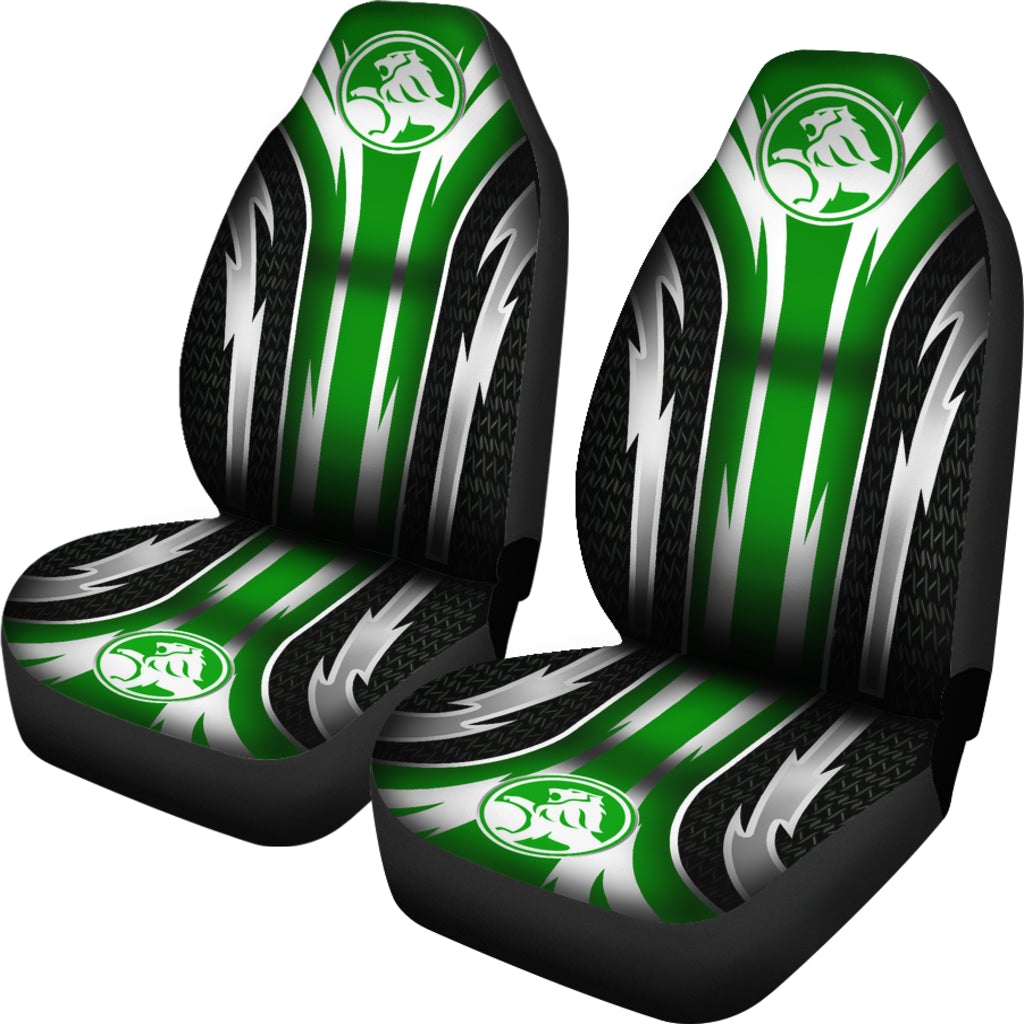 2 Front Holden Seat Covers Green