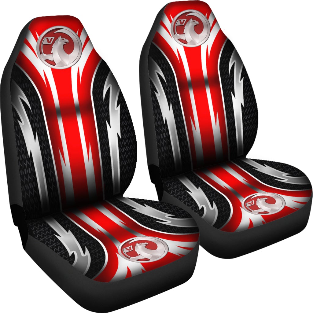 2 Front Vauxhall Seat Covers Red