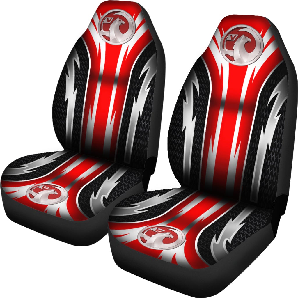 2 Front Vauxhall Seat Covers Red