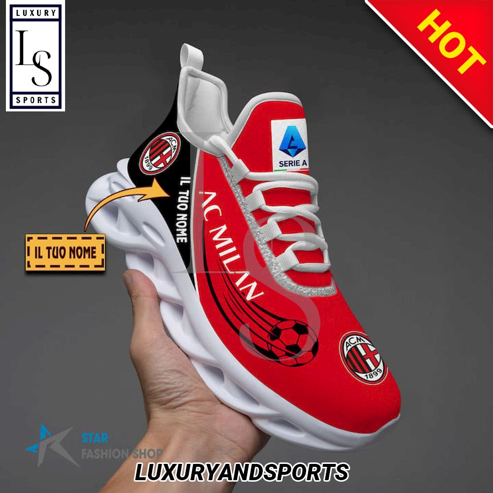AC Milan Serie A Custom Name Max Soul Shoes