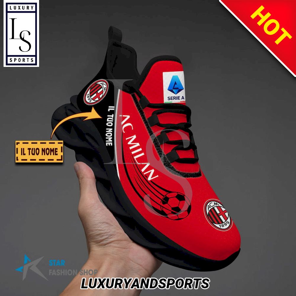 AC Milan Serie A Custom Name Max Soul Shoes