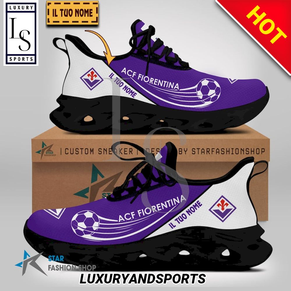 ACF Fiorentina Serie A Custom Name Max Soul Shoes