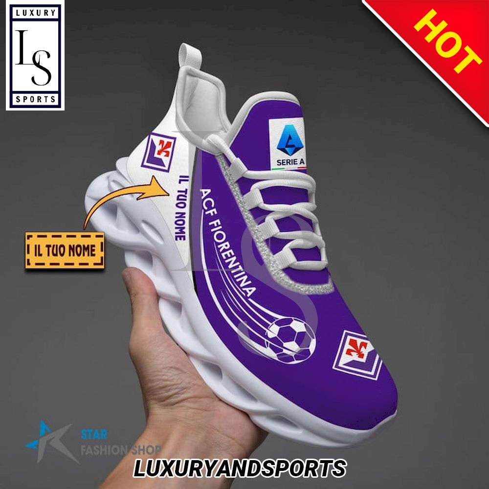 ACF Fiorentina Serie A Custom Name Max Soul Shoes