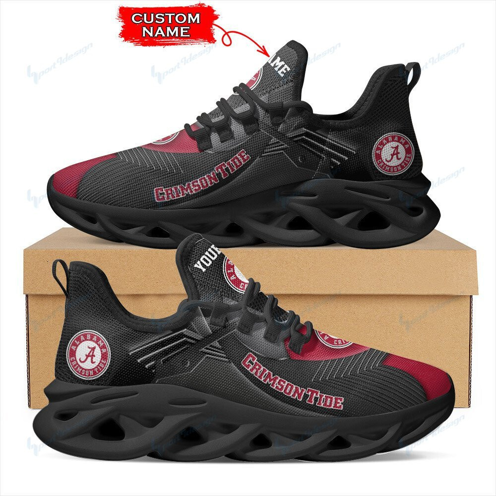 Alabama Crimson Tide Personalized Max Soul YZ Running Sneakers 298