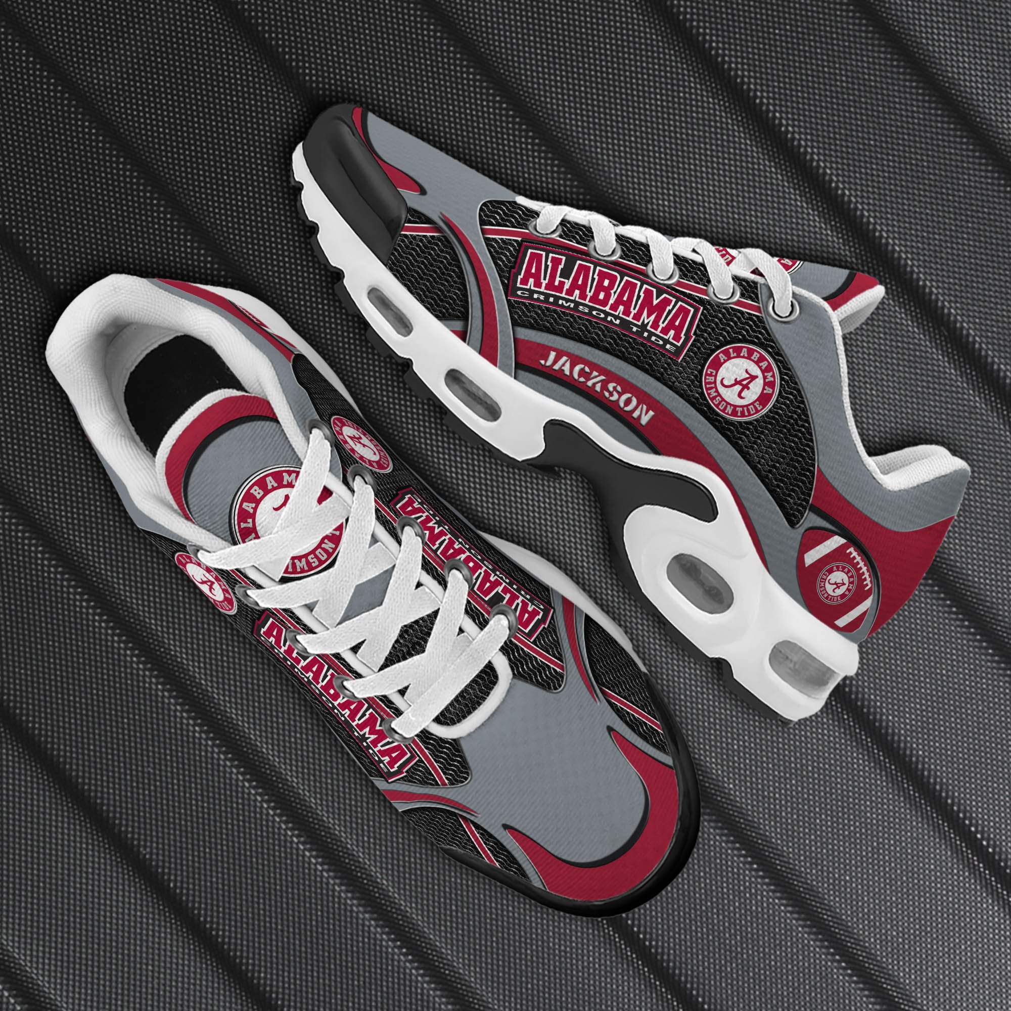 Alabama Crimson Tide Team TN Shoes 2026 Version Custom Name 889