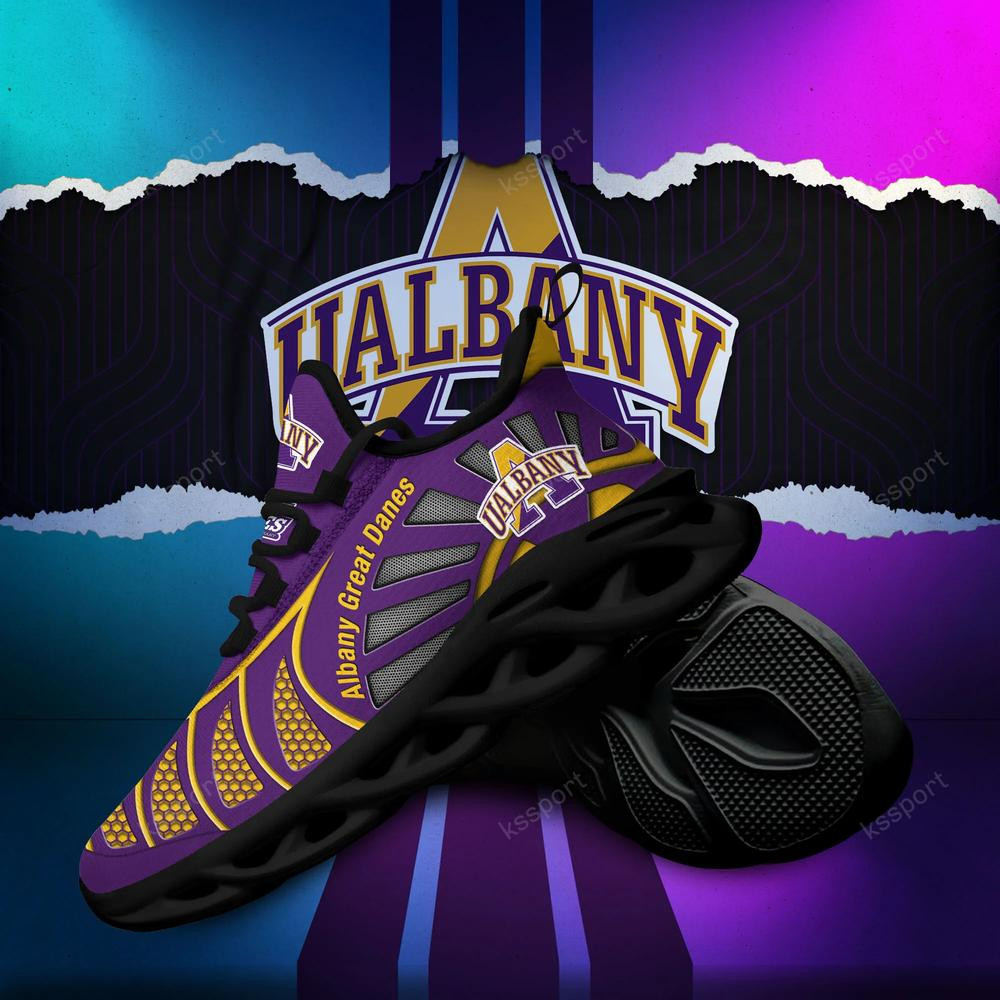 Albany Great Danes Max Soul Clunky, Black And White Running Shoes