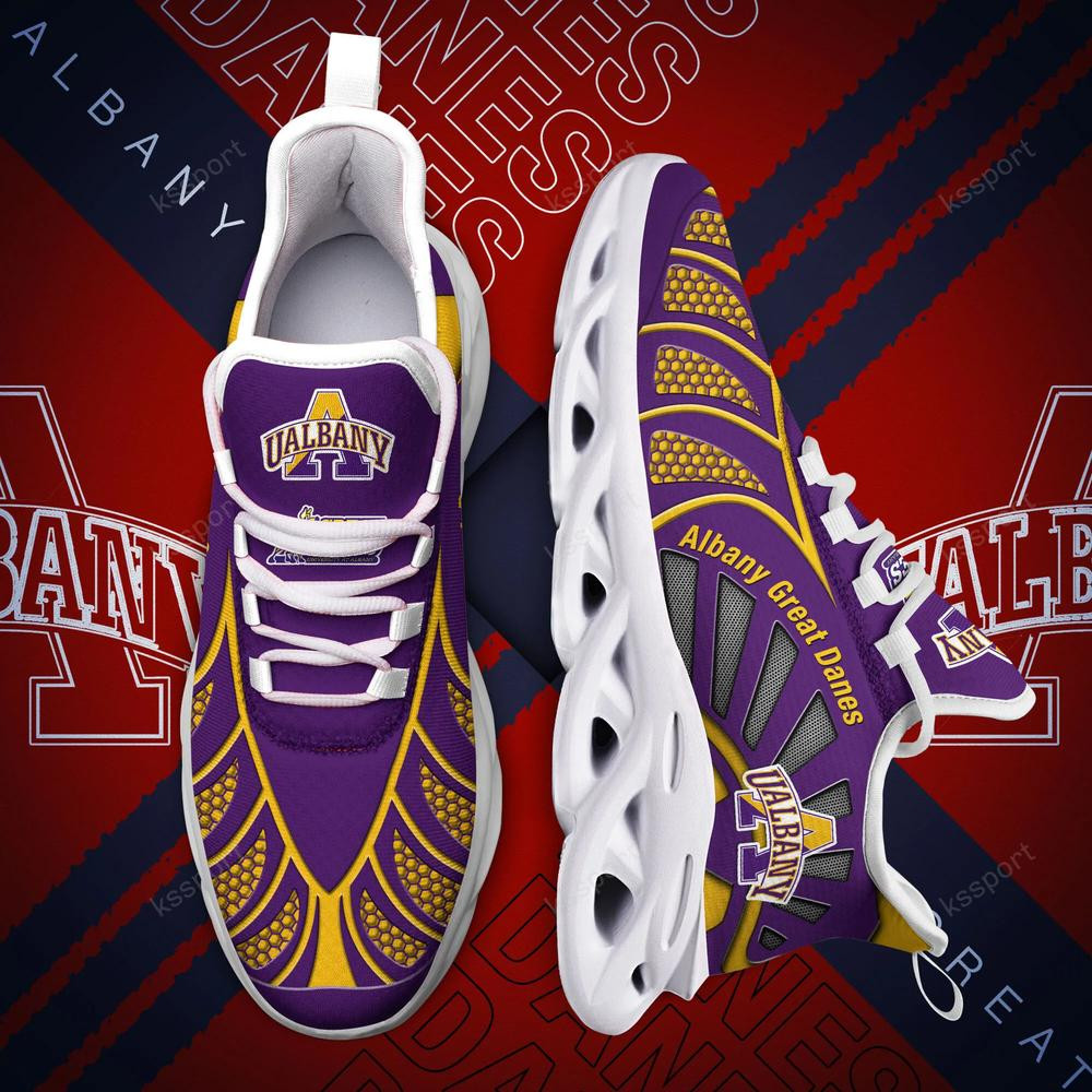 Albany Great Danes Max Soul Clunky, Black And White Running Shoes