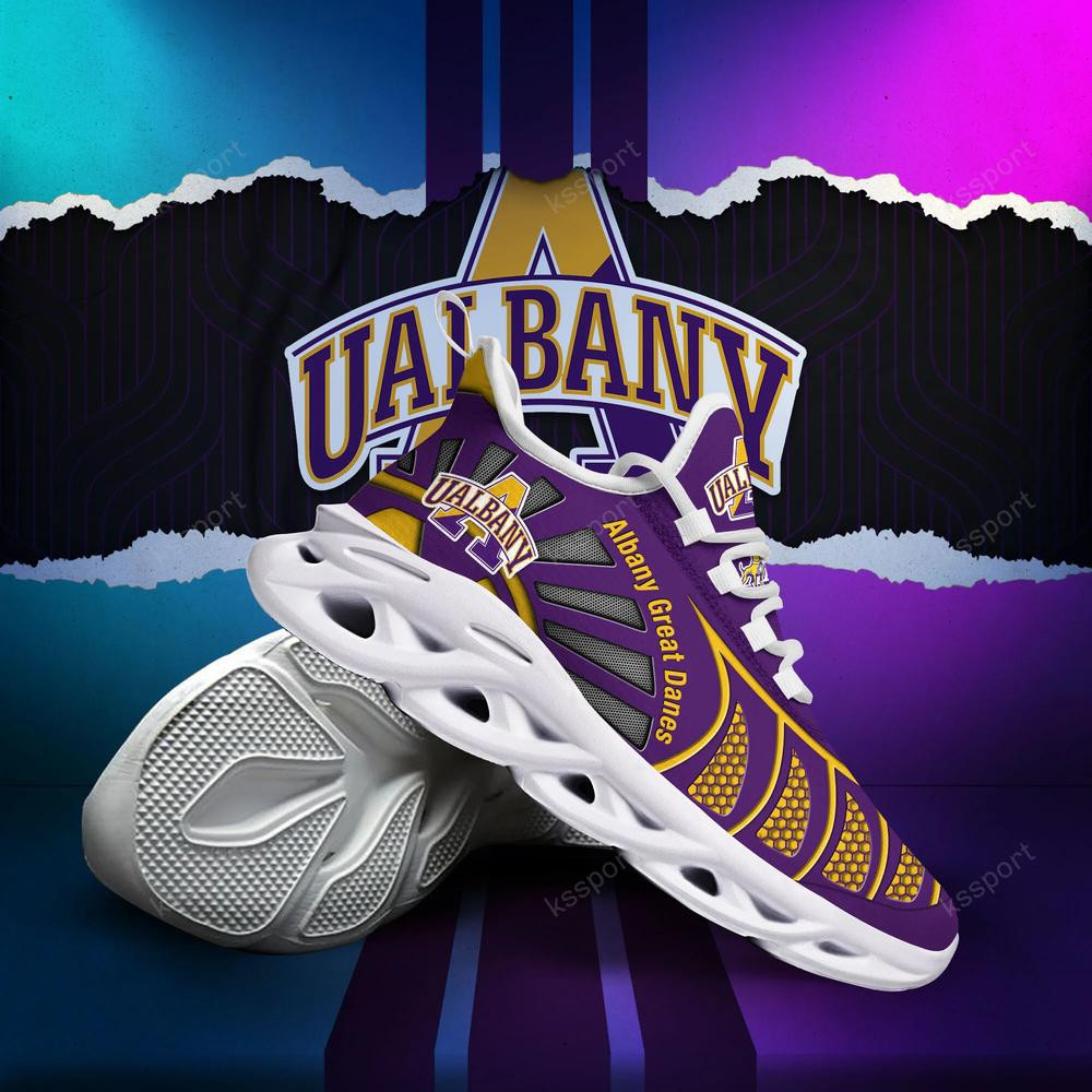 Albany Great Danes Max Soul Clunky, Black And White Running Shoes