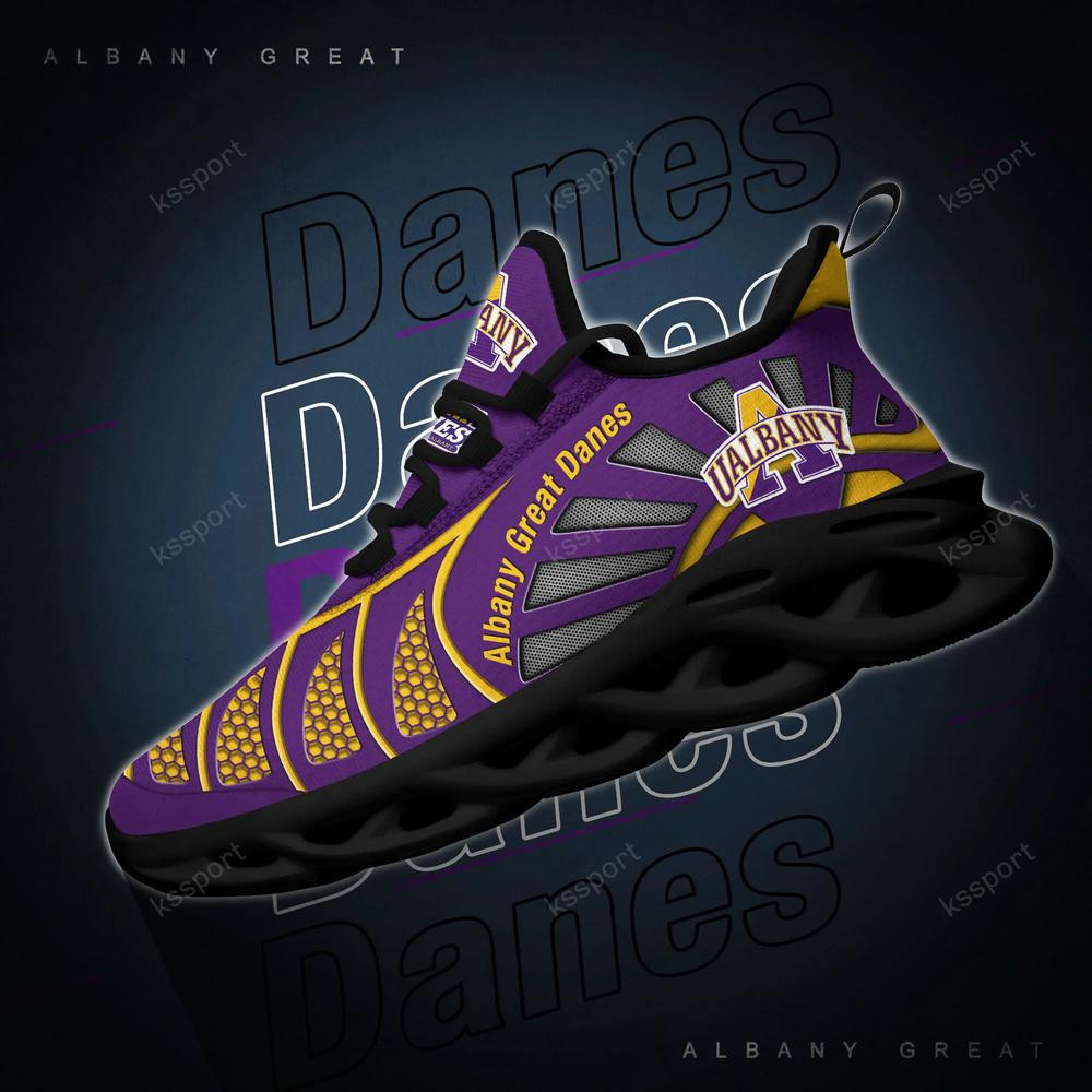 Albany Great Danes Max Soul Clunky, Black And White Running Shoes