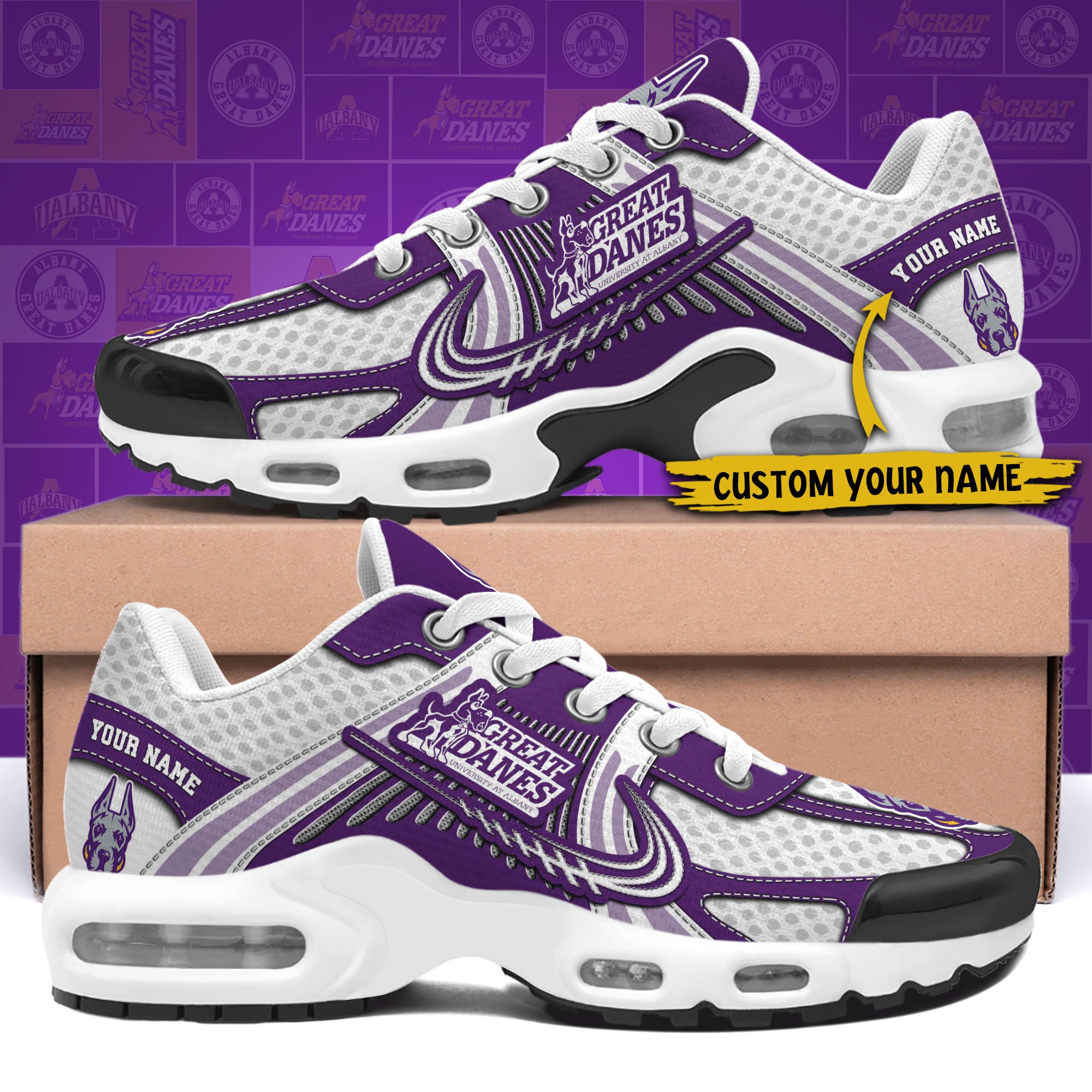 Albany Great Danes TN Shoes Custom Your Name, Sport Shoes