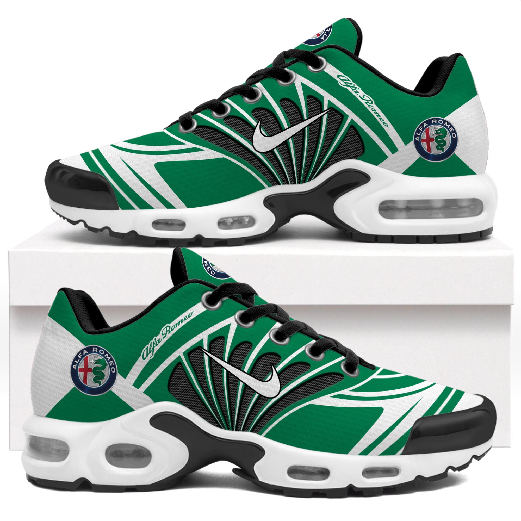 Alfa Romeo Personalized Name Air Cushion Sports Shoes 1114