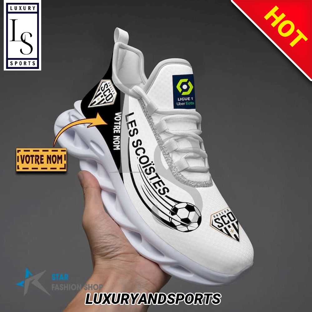 Angers SCO Ligue 1 Custom Name Max Soul Shoes