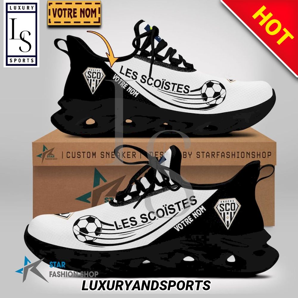 Angers SCO Ligue 1 Custom Name Max Soul Shoes