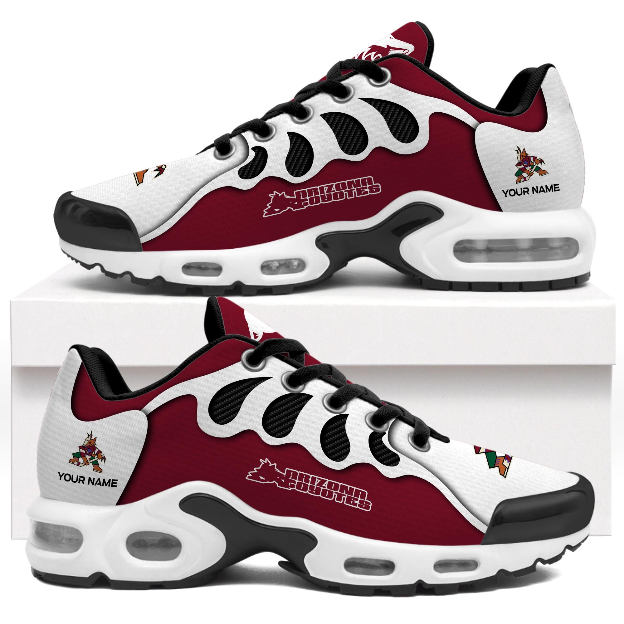 Arizona Coyotes TN Air Max Plus Shoes Sneakers For Men And Women