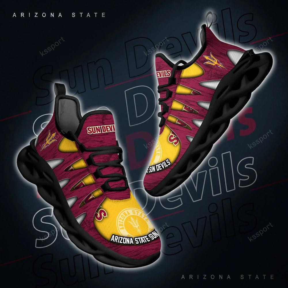 Arizona State Sun Devils Max Soul Shoes, Running Sneakers