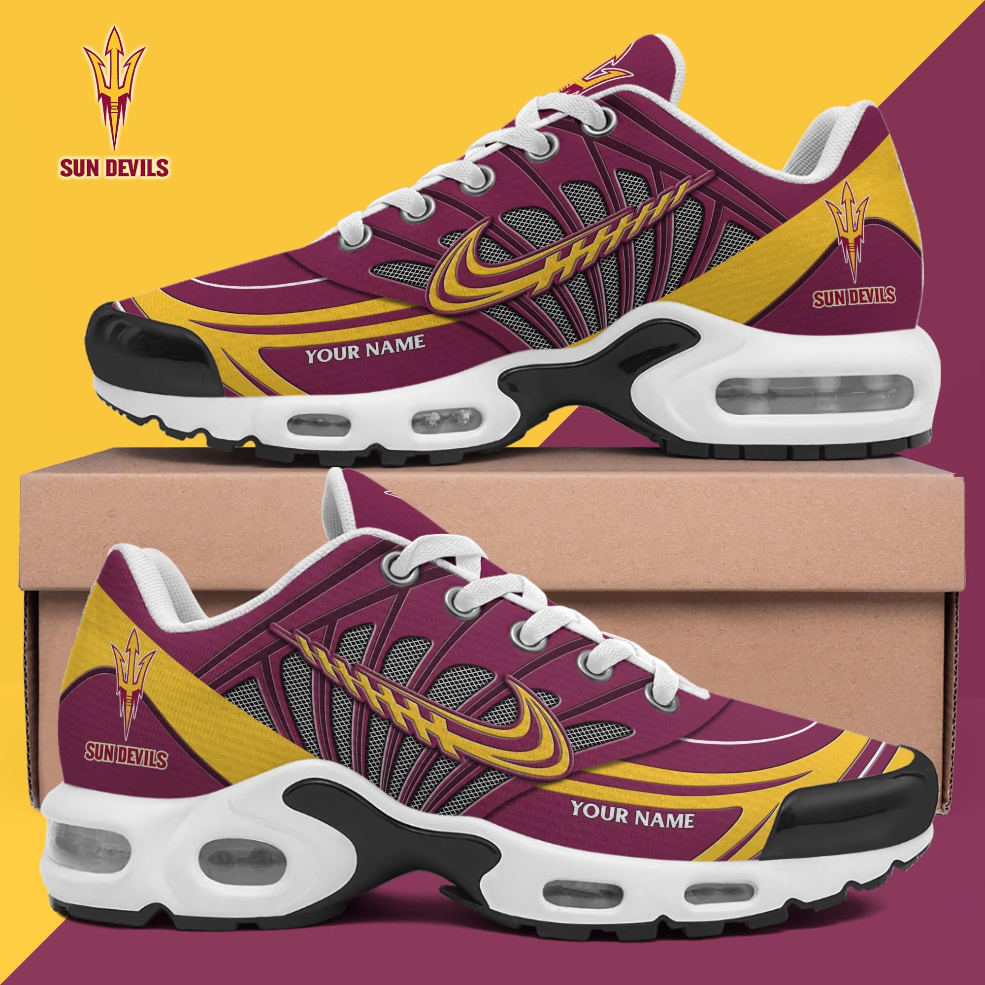 Arizona State Sun Devils TN Shoes 2026 Version Custom Name 135