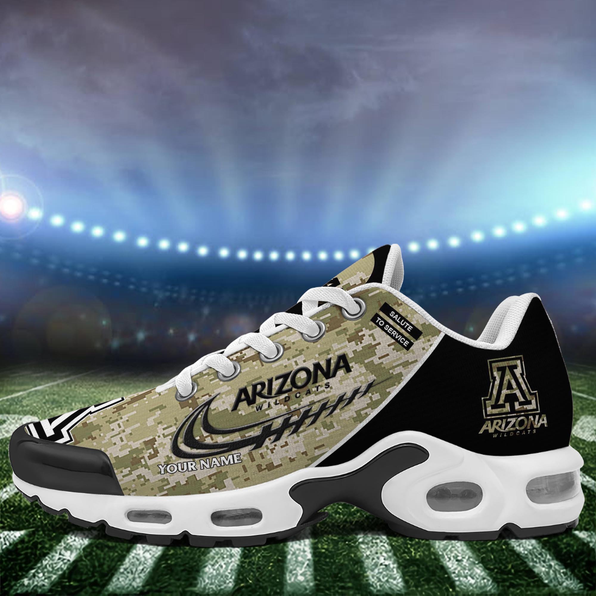 Arizona Wildcats TN Shoes 2026 Version Custom Name, Camouflage Shoes, Gifts For Football Lovers PH636
