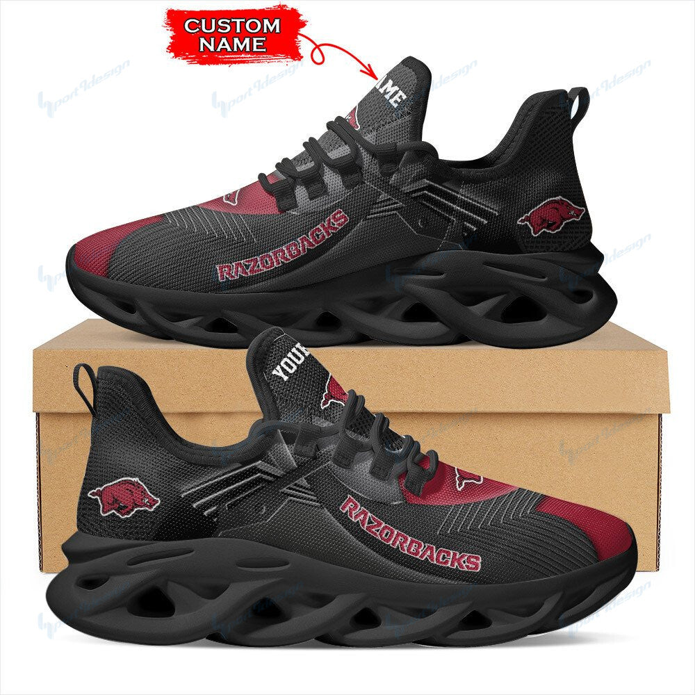 Arkansas Razorbacks Personalized YZ Running Sneakers