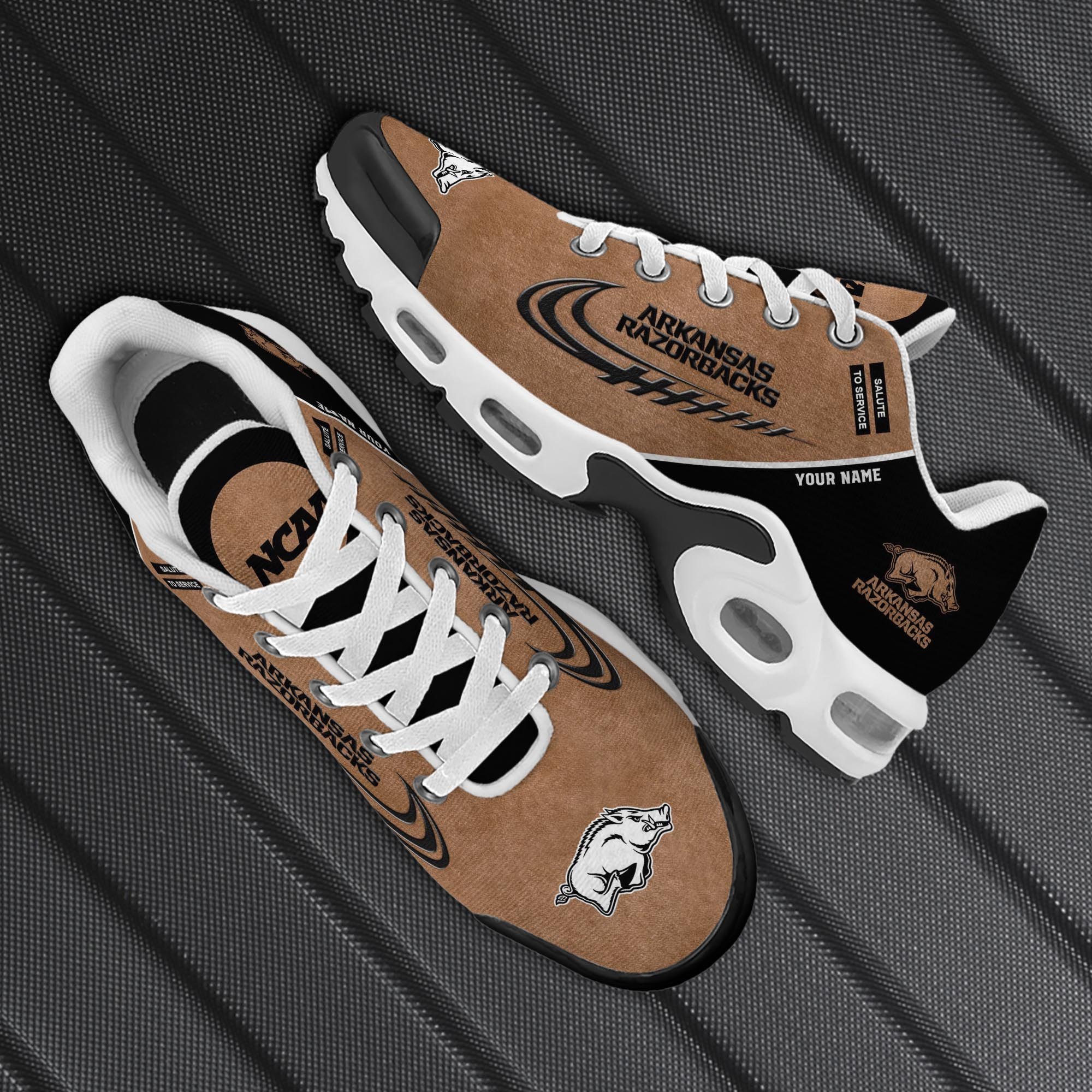 Arkansas Razorbacks TN Shoes 2026 Version Custom Name, Shoes For Football Fans, Fan Gifts PH637