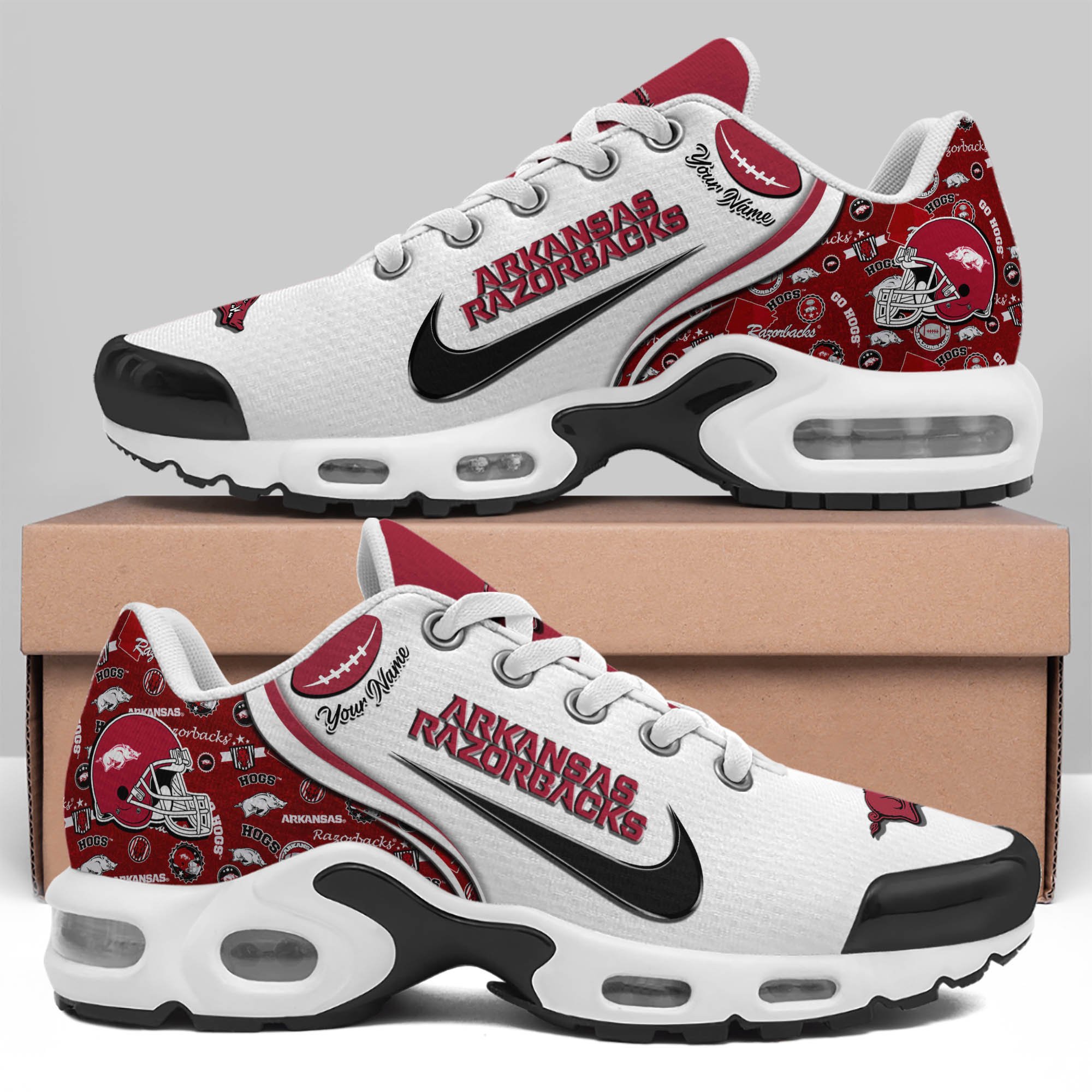 Arkansas Razorbacks TN Shoes 2026 Version Custom Your Name 499