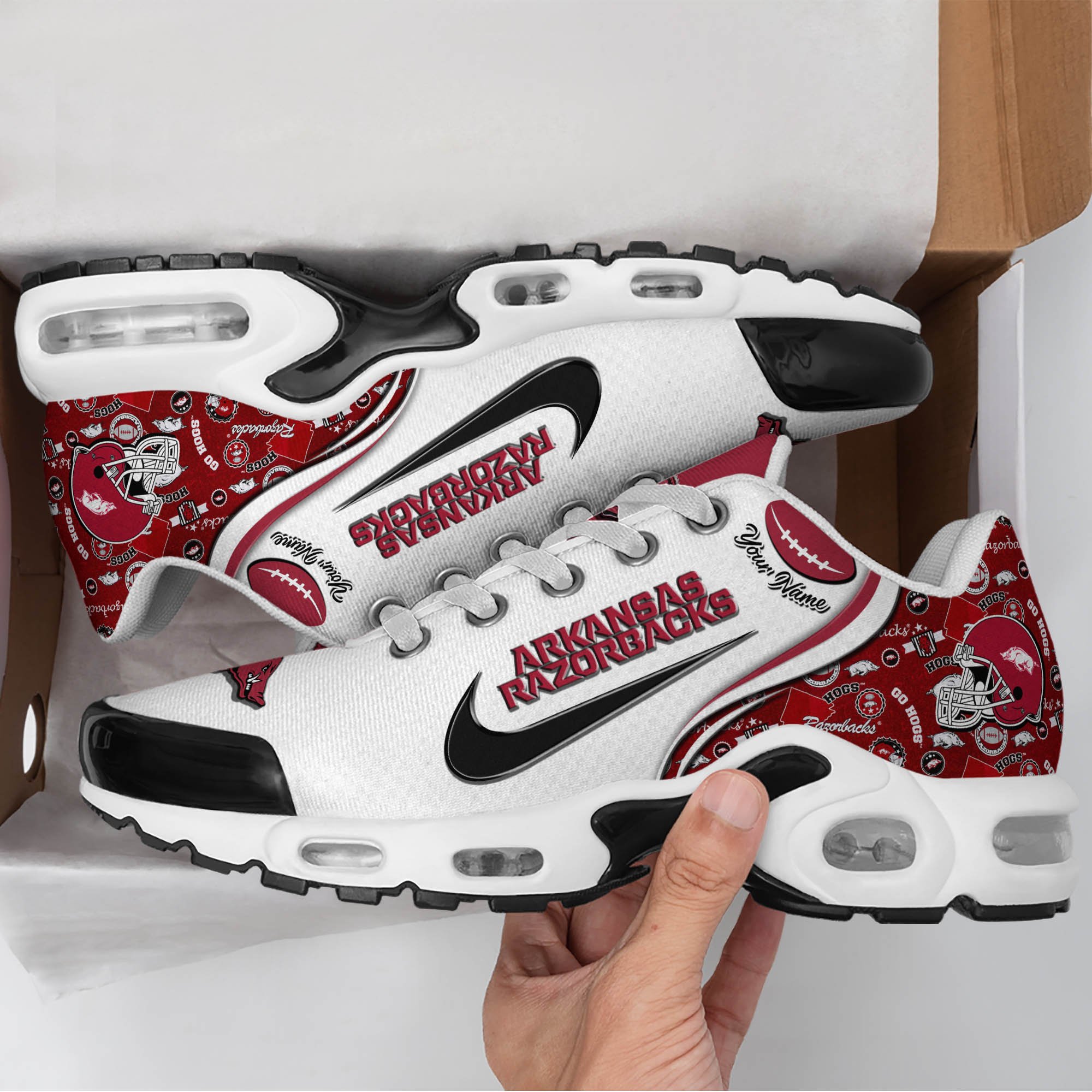 Arkansas Razorbacks TN Shoes 2026 Version Custom Your Name 499