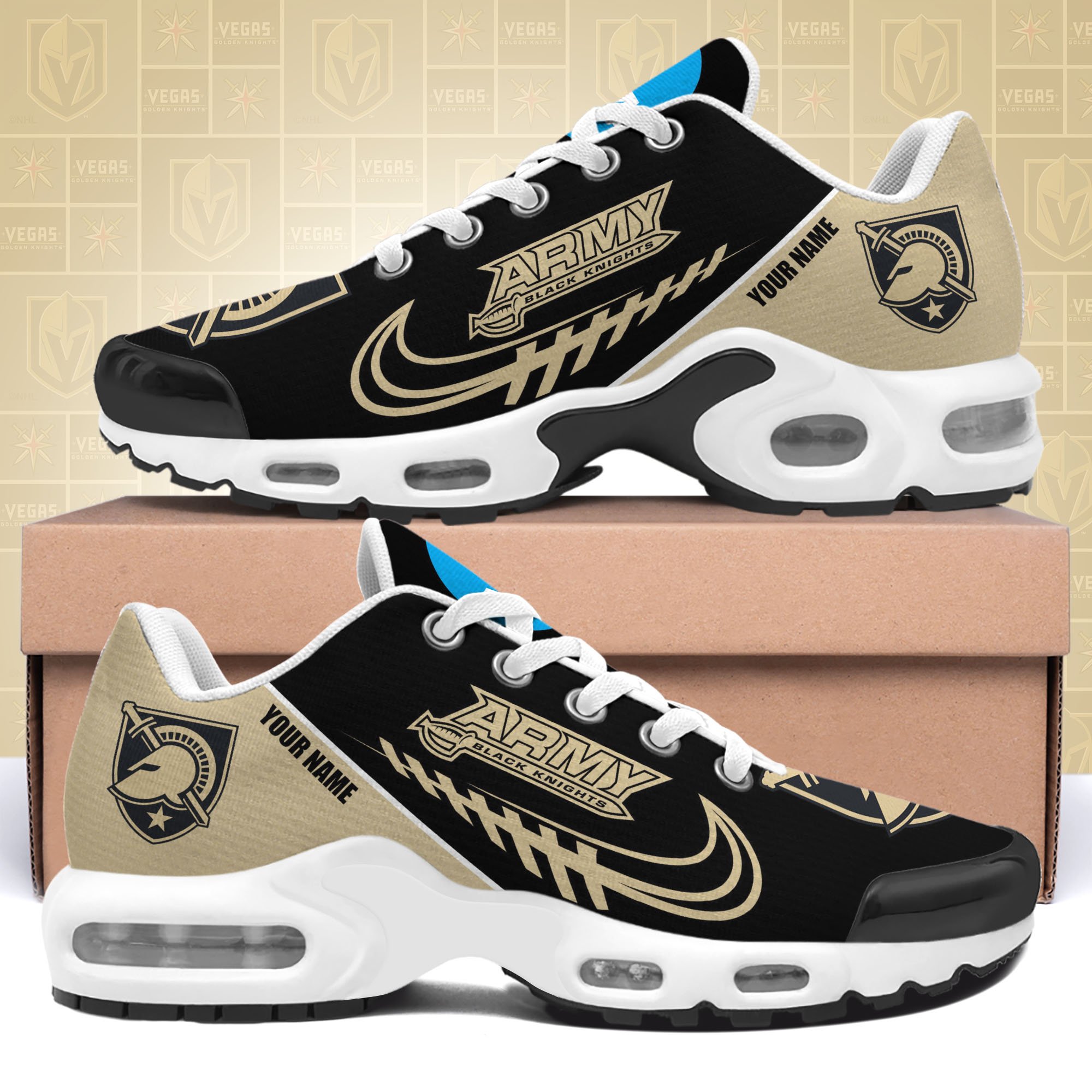 Army Black Knights TN Shoes Custom Your Name 514