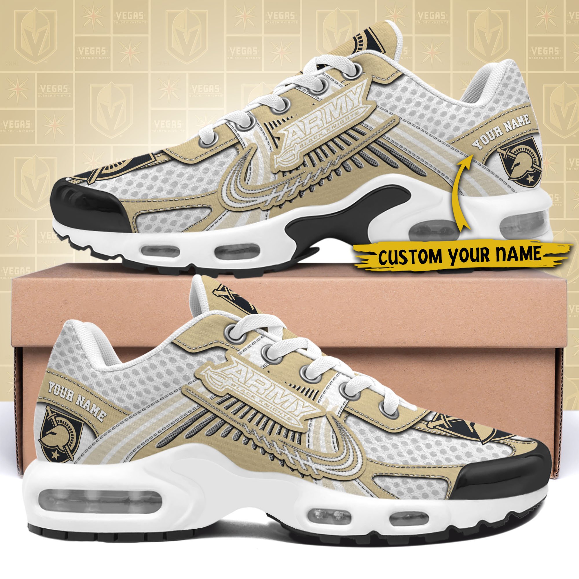 Army Black Knights TN Shoes Custom Your Name, Sport Shoes