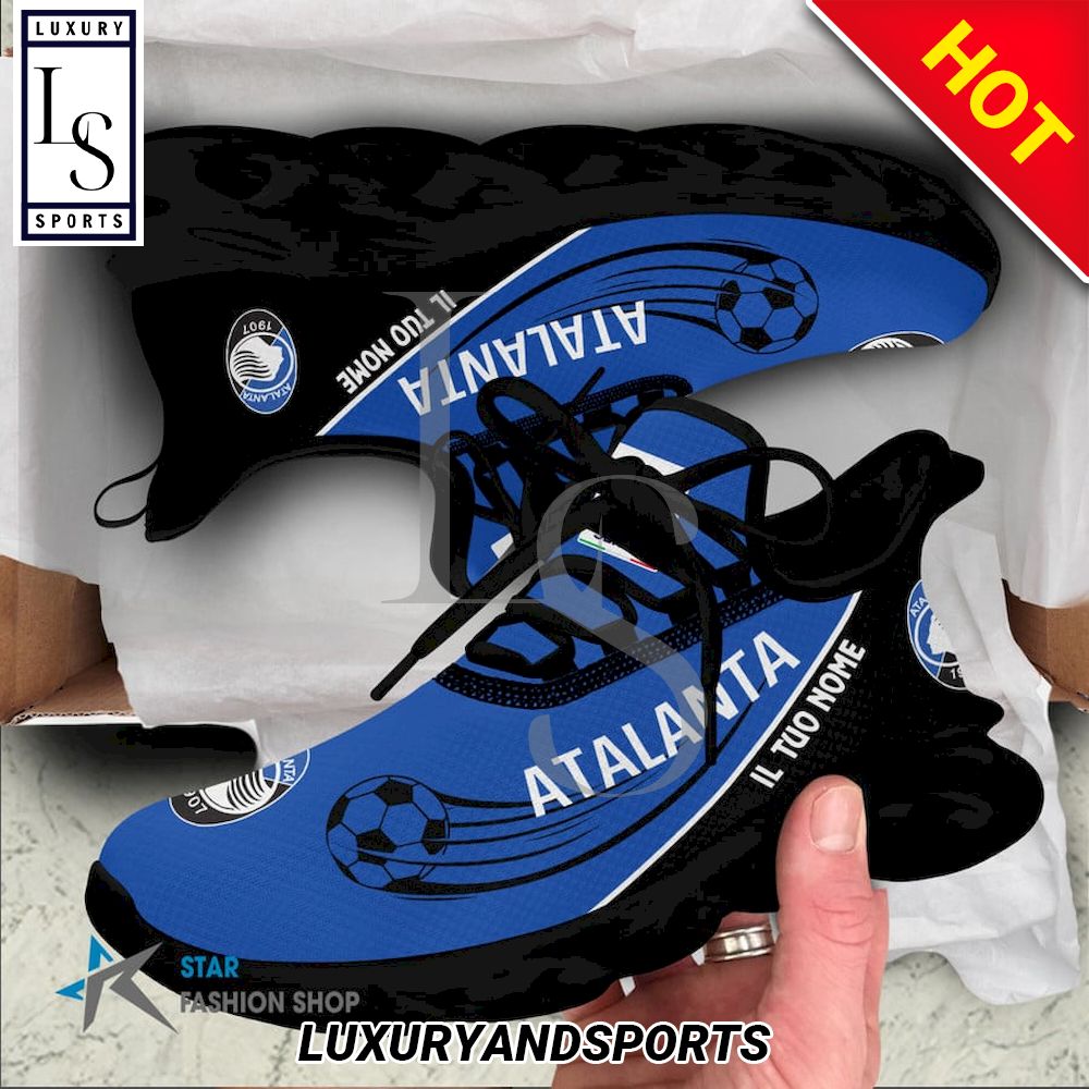Atalanta Bergamasca Calcio Serie A Custom Name Max Soul Shoes