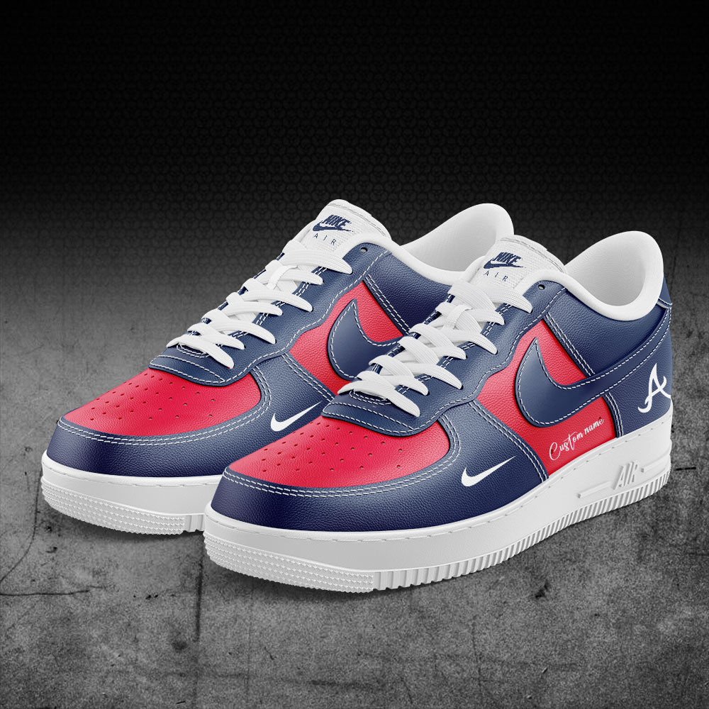 Atlanta Braves Gifts For Fans Sneakers Custom Name-SP10042402ID10