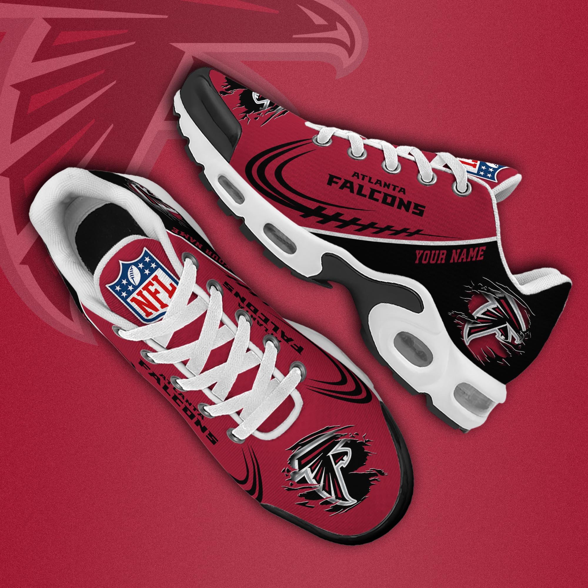 Atlanta Falcons TN Shoes 2026 Version Custom Name
