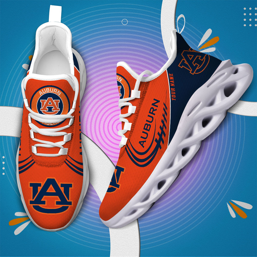 Auburn Tigers PERSONALIZED MAX SOUL SHOES T1
