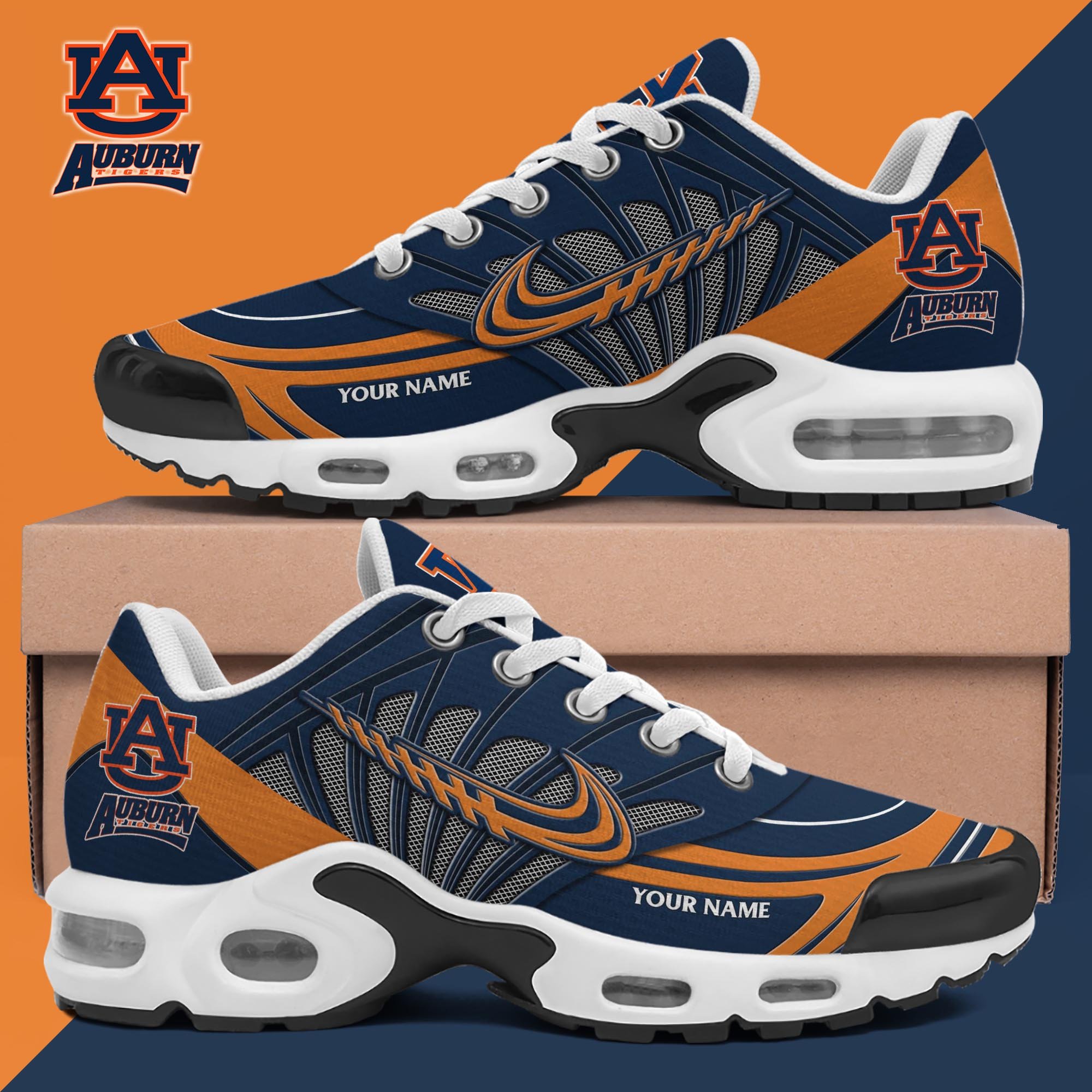 Auburn Tigers TN Shoes 2026 Version Custom Name 135