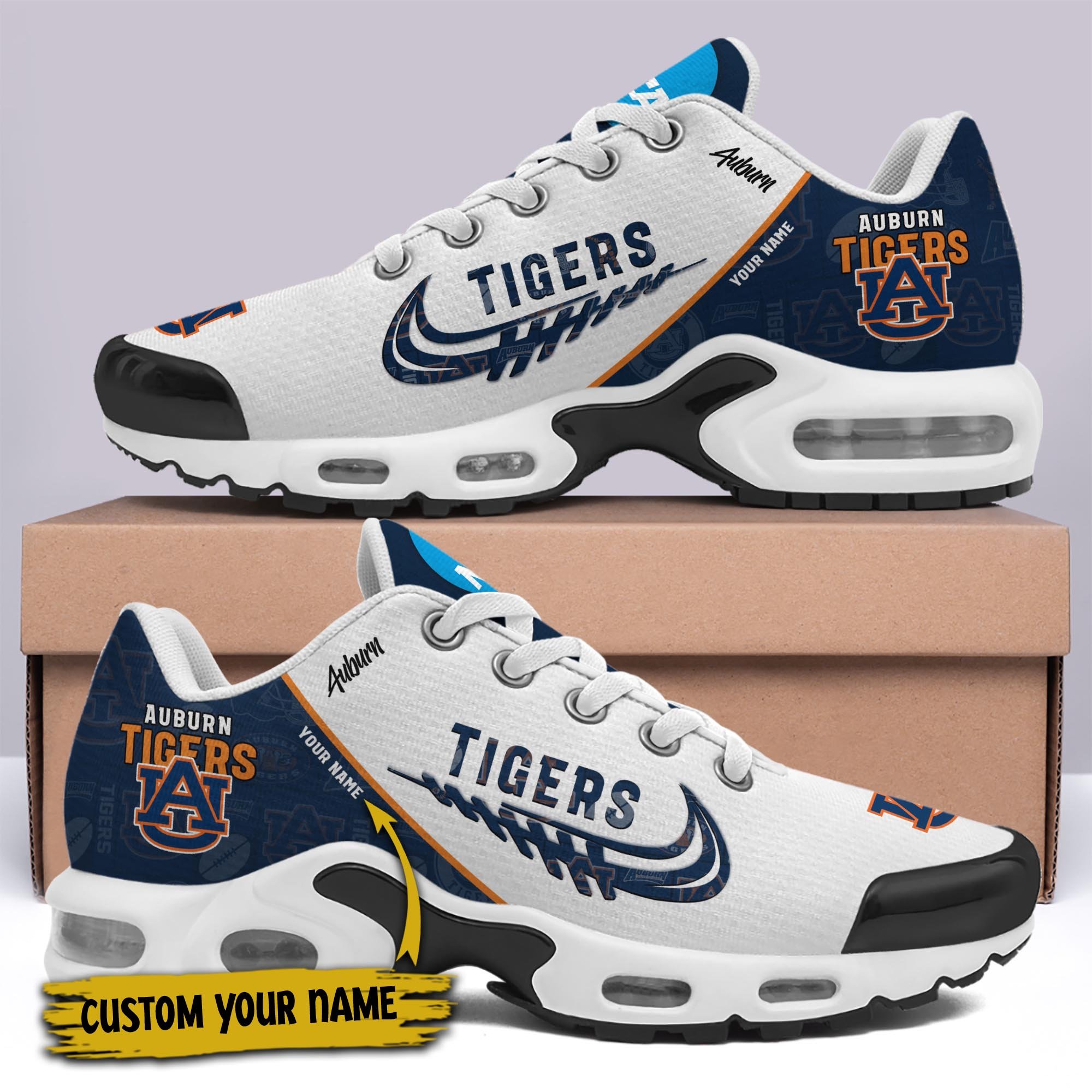 Auburn Tigers TN Shoes Custom Your Name 2026 Version 203