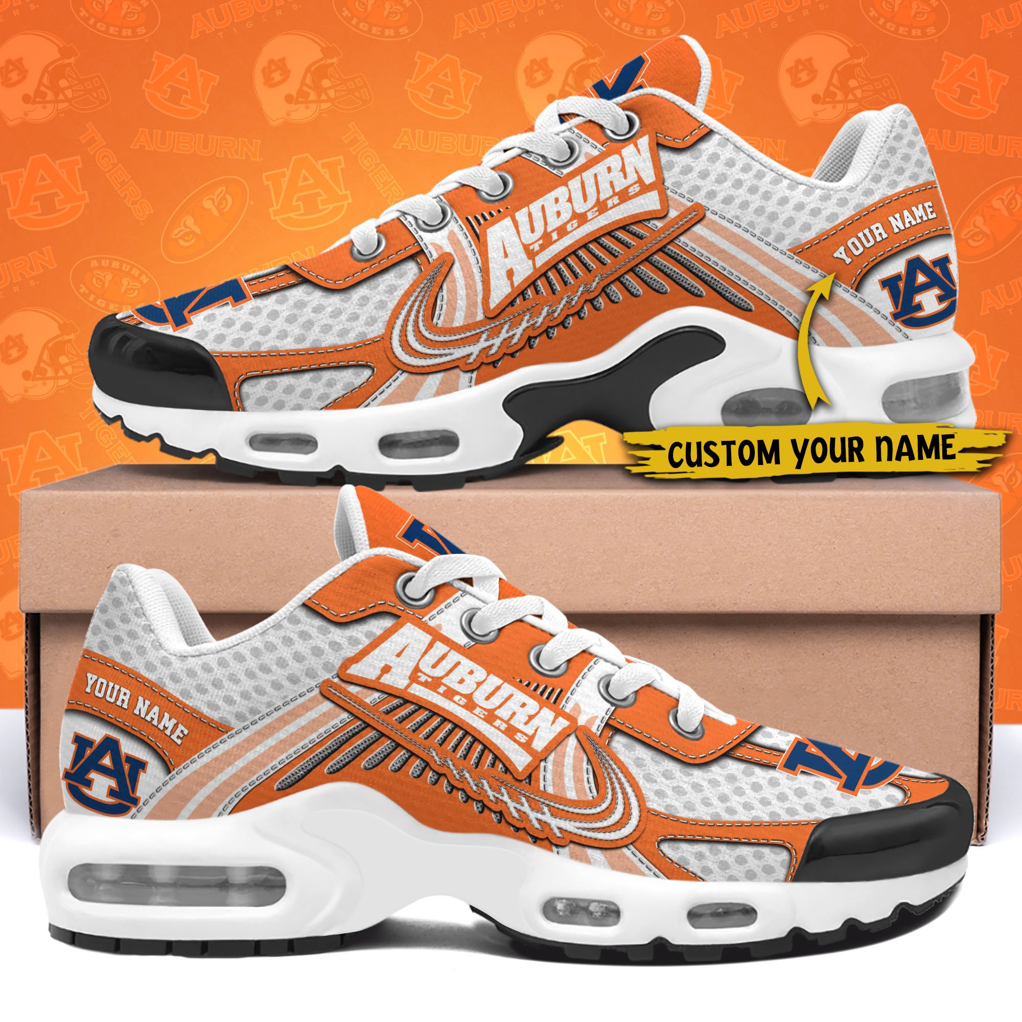 Auburn Tigers TN Shoes Custom Your Name, Sport Shoes