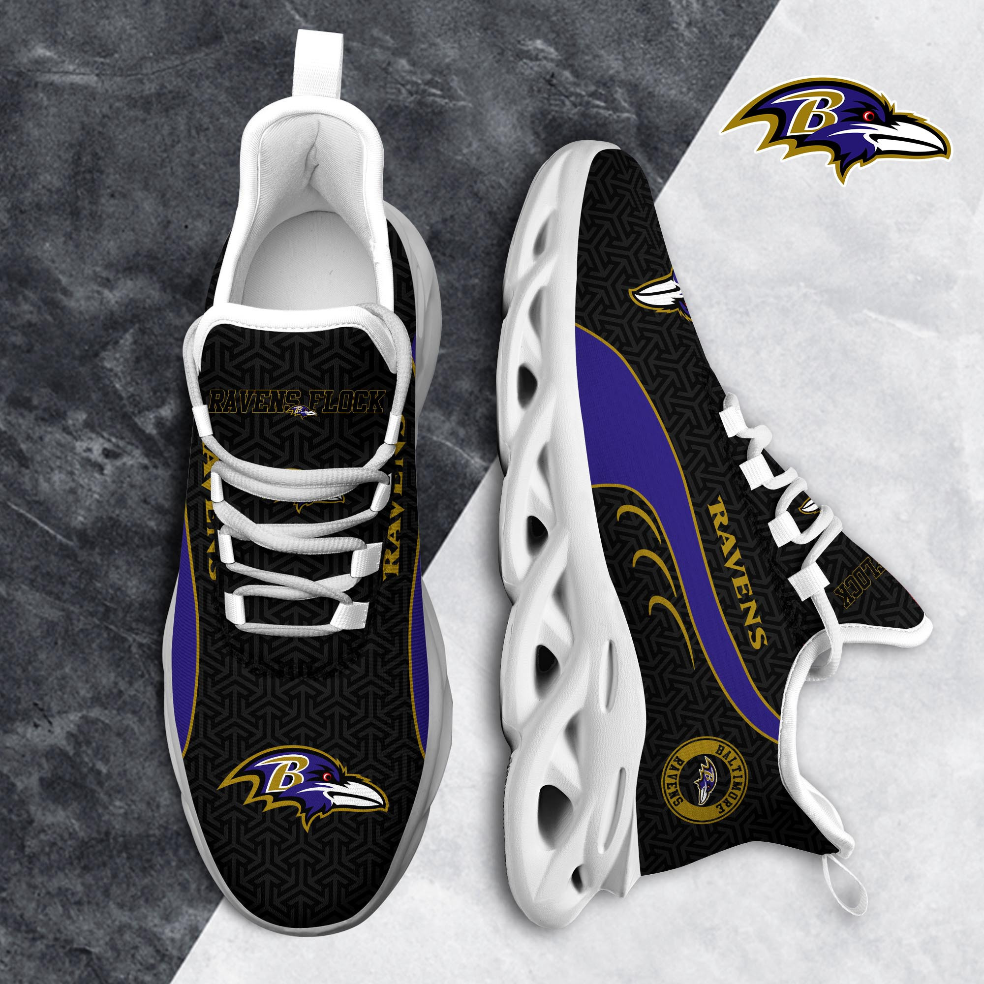 Baltimore Ravens Clunky Shoes T-42107