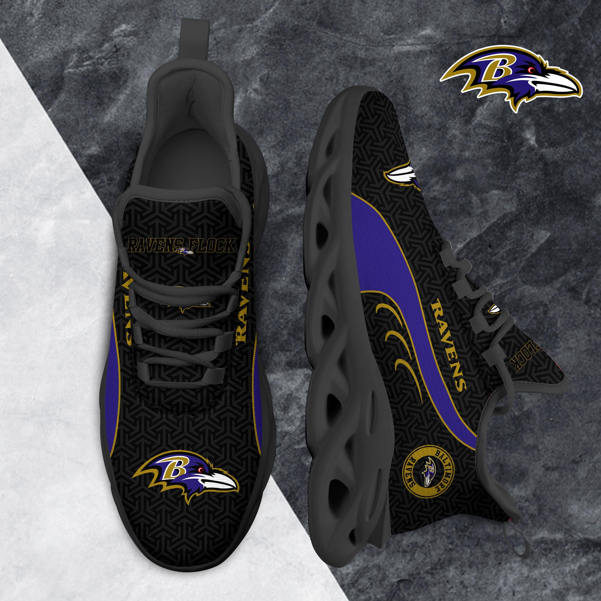 Baltimore Ravens Clunky Shoes T-42107