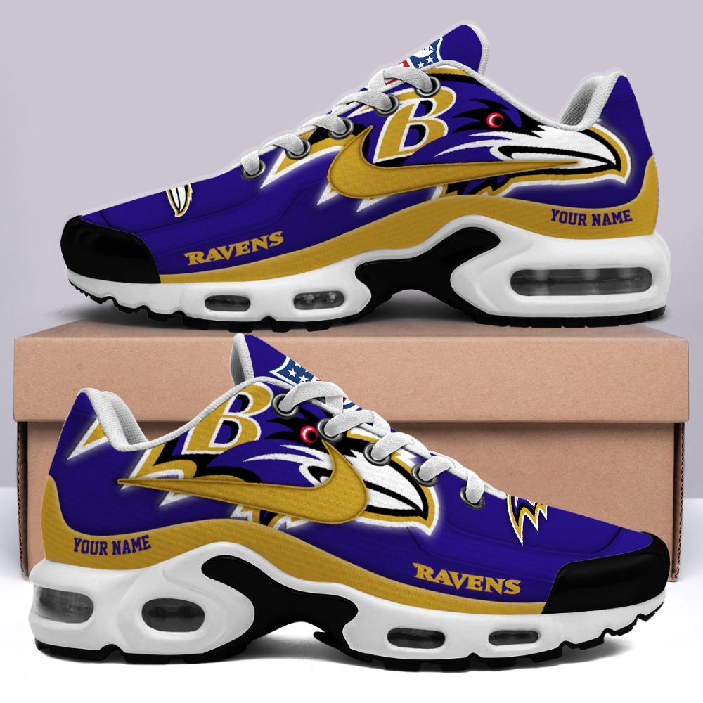 Baltimore Ravens Customized Shoes -New Version 32 Teams Personalized H56 Shoes