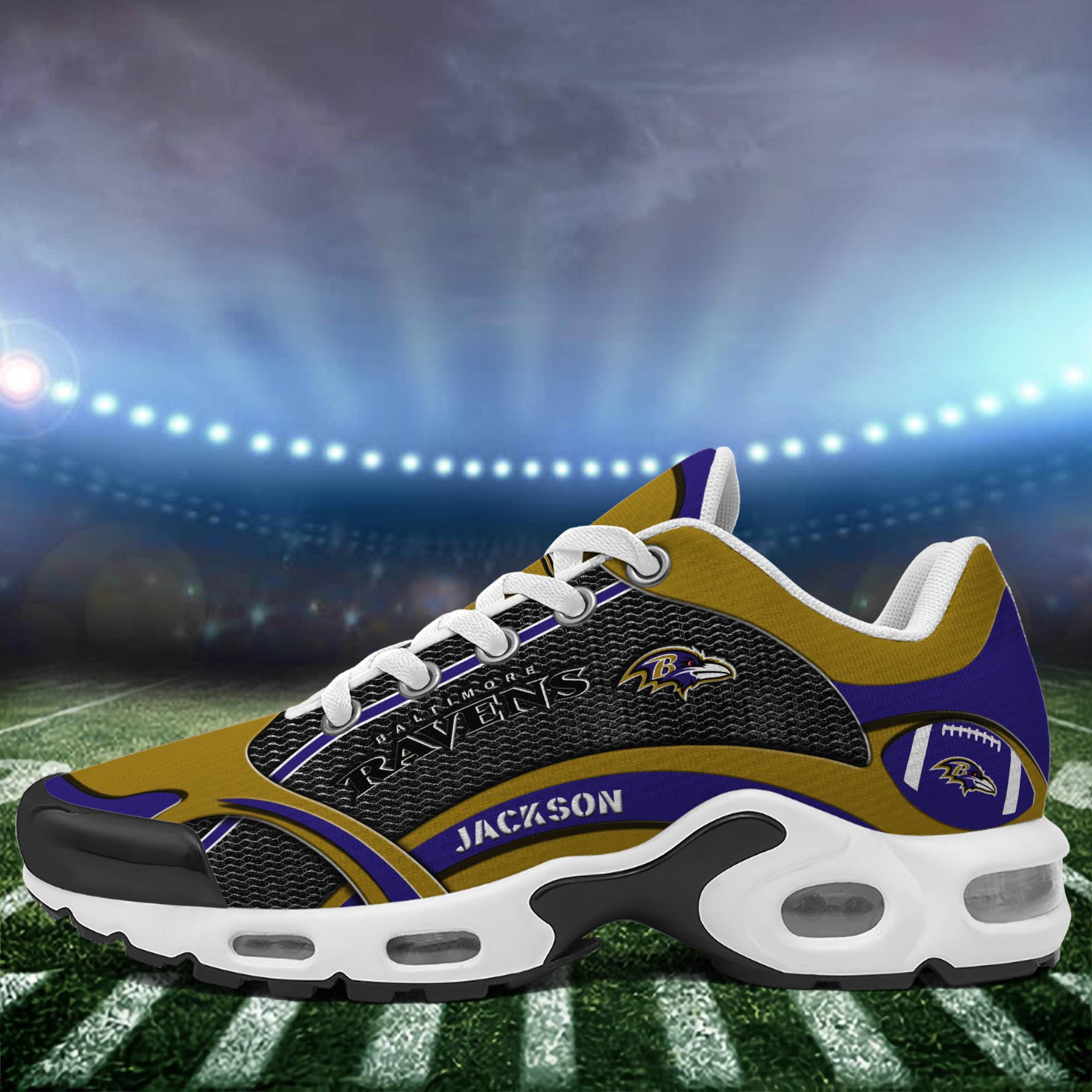 Baltimore Ravens Team TN Shoes 2026 Version Custom Name 889