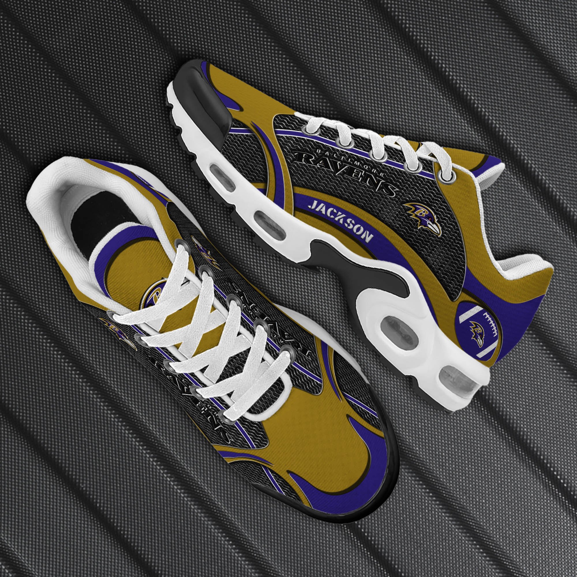 Baltimore Ravens Team TN Shoes 2026 Version Custom Name 889