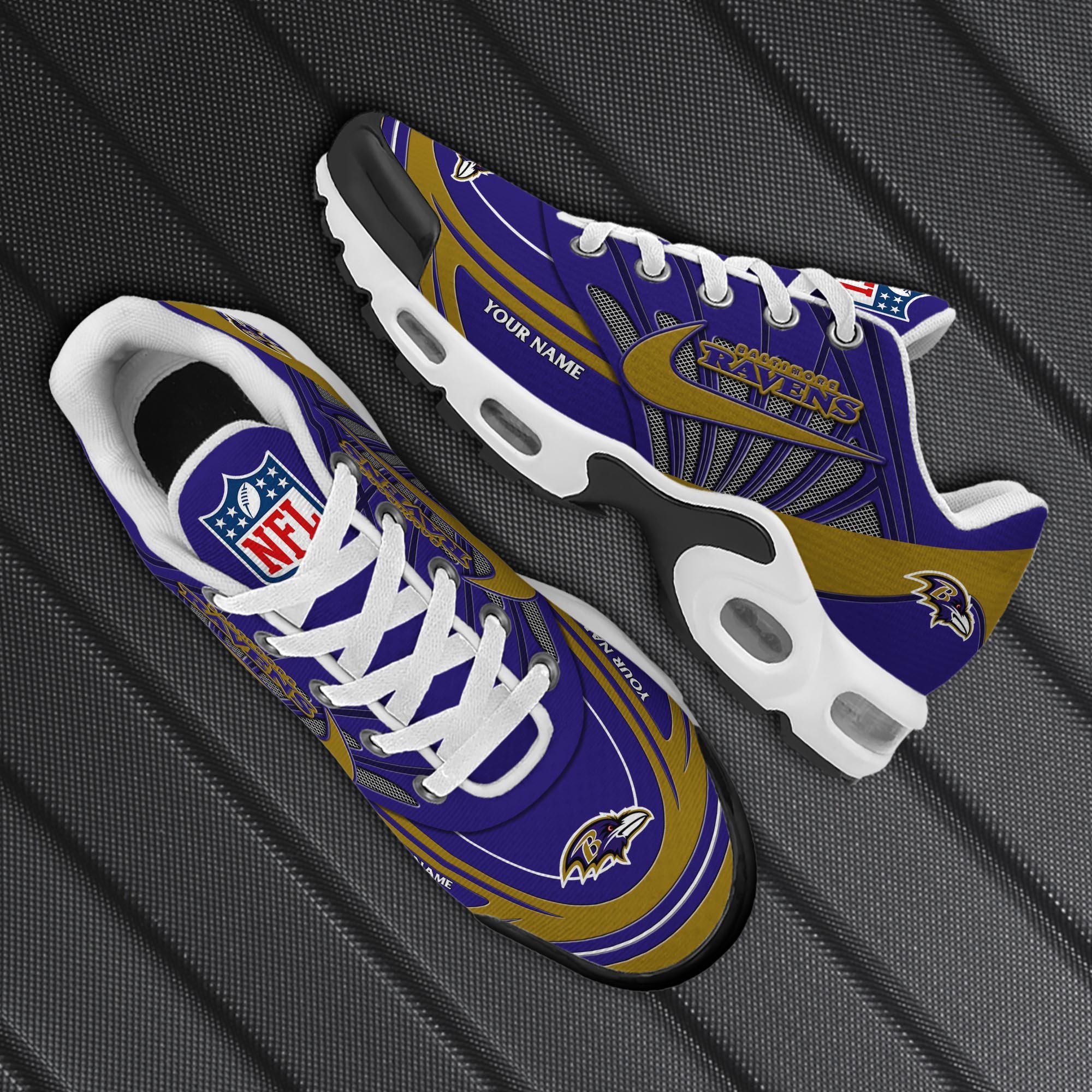 Baltimore Ravens TN Shoes 2026 Version Custom Your Name 582
