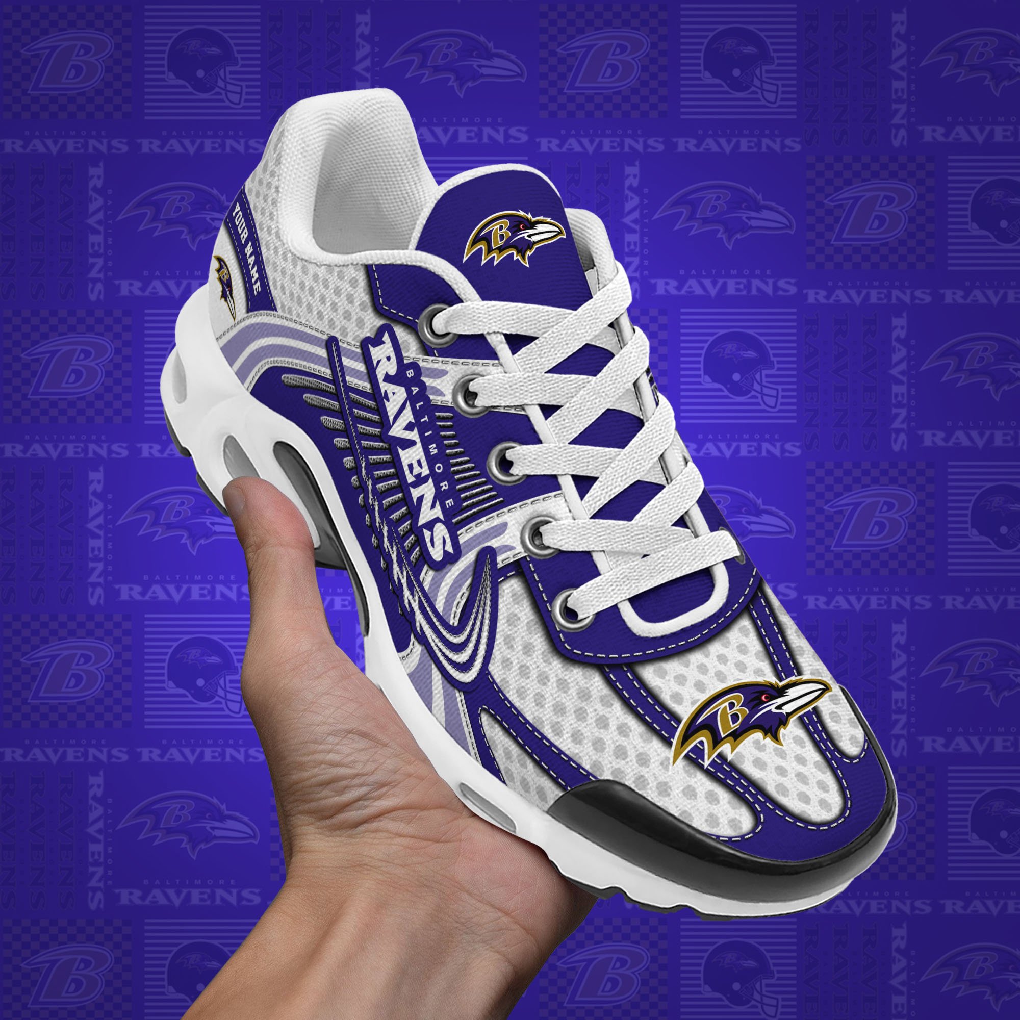 Baltimore Ravens TN Shoes Custom Your Name, Sport Team Shoes