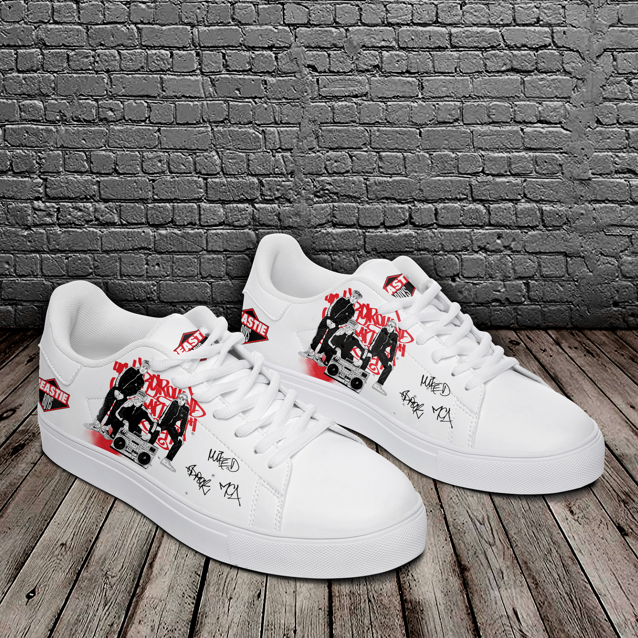 Beastie Boys 3D Over Printed Shoe