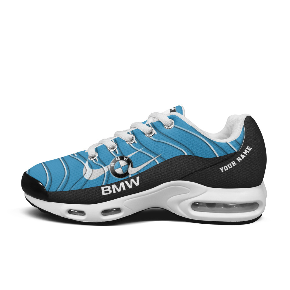 BMW Vibrant Wave Custom Name TN Air Max Shoes Air Cushion Sneakers