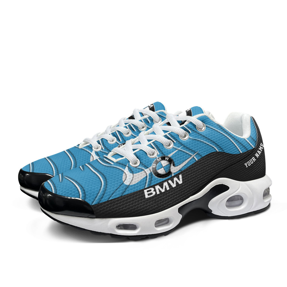 BMW Vibrant Wave Custom Name TN Air Max Shoes Air Cushion Sneakers