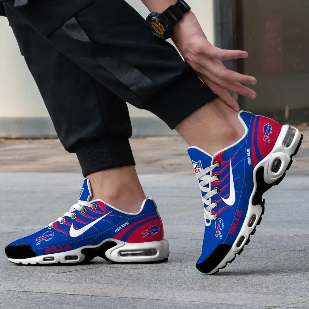 Buffalo Bills Personalized Name Team Mix Colors V3 TN Air Max Shoes Air Cushion Sneakers