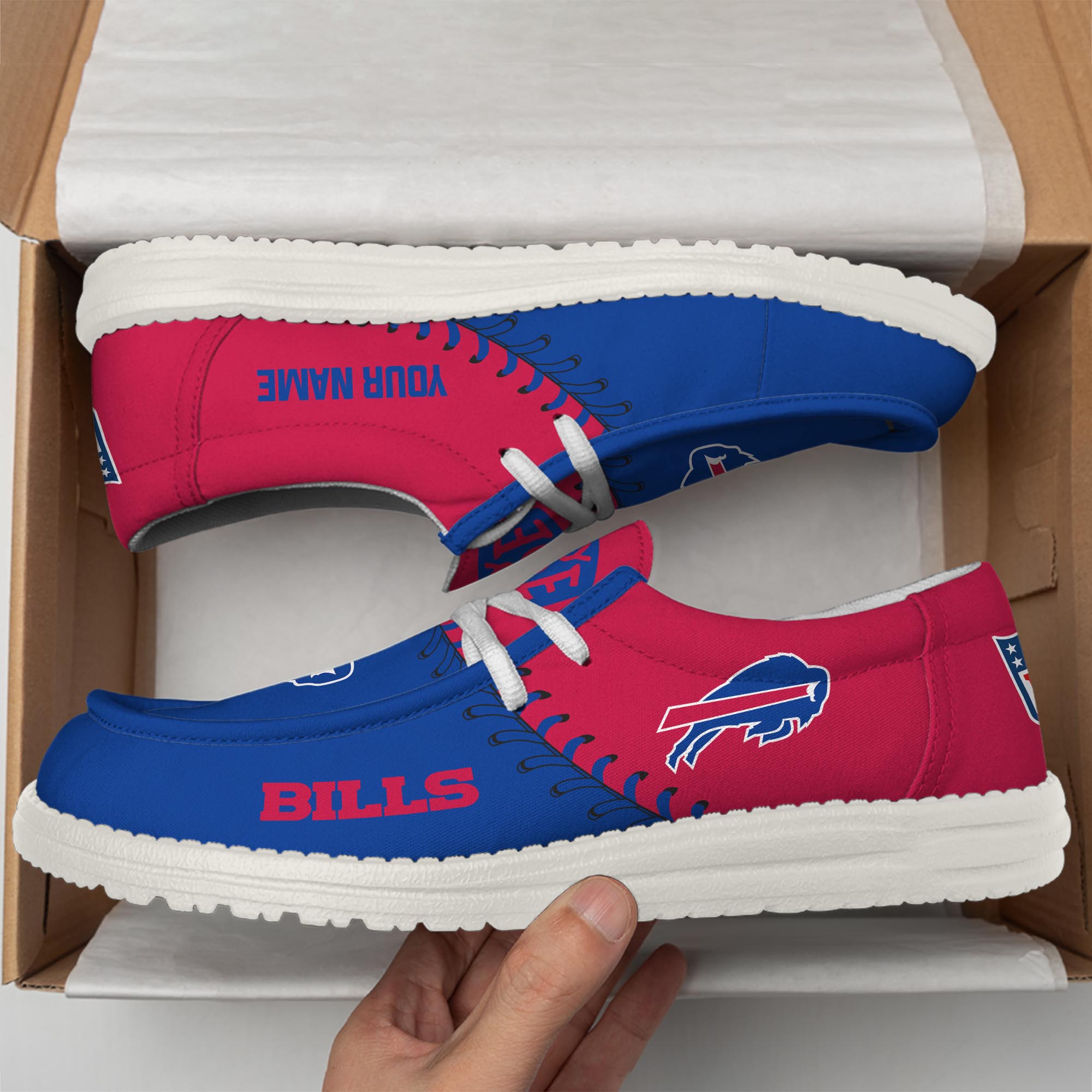 Buffalo Bills Thickened Hey Dude Shoes
