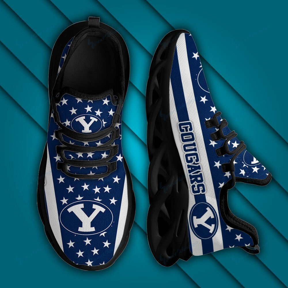 BYU Cougars Max Soul YZ Running Sneakers 15
