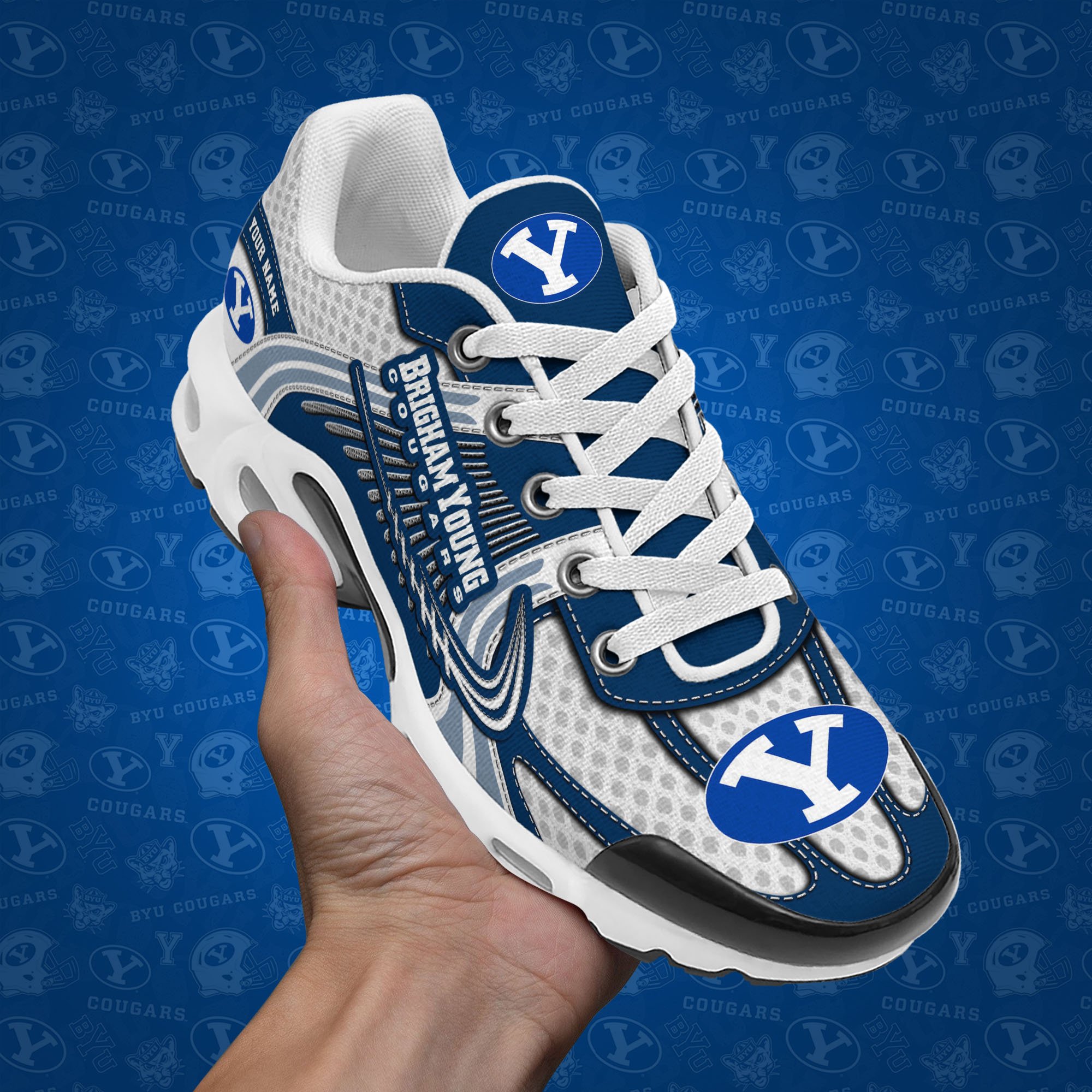 BYU Cougars TN Shoes Custom Your Name, Sport Shoes