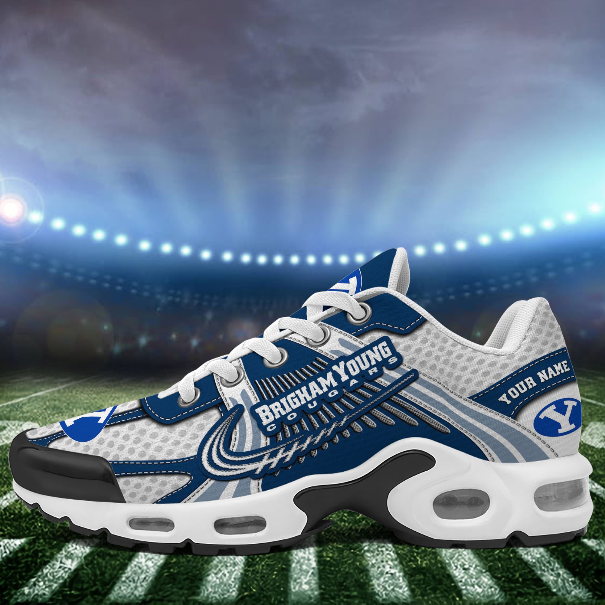 BYU Cougars TN Shoes Custom Your Name, Sport Shoes