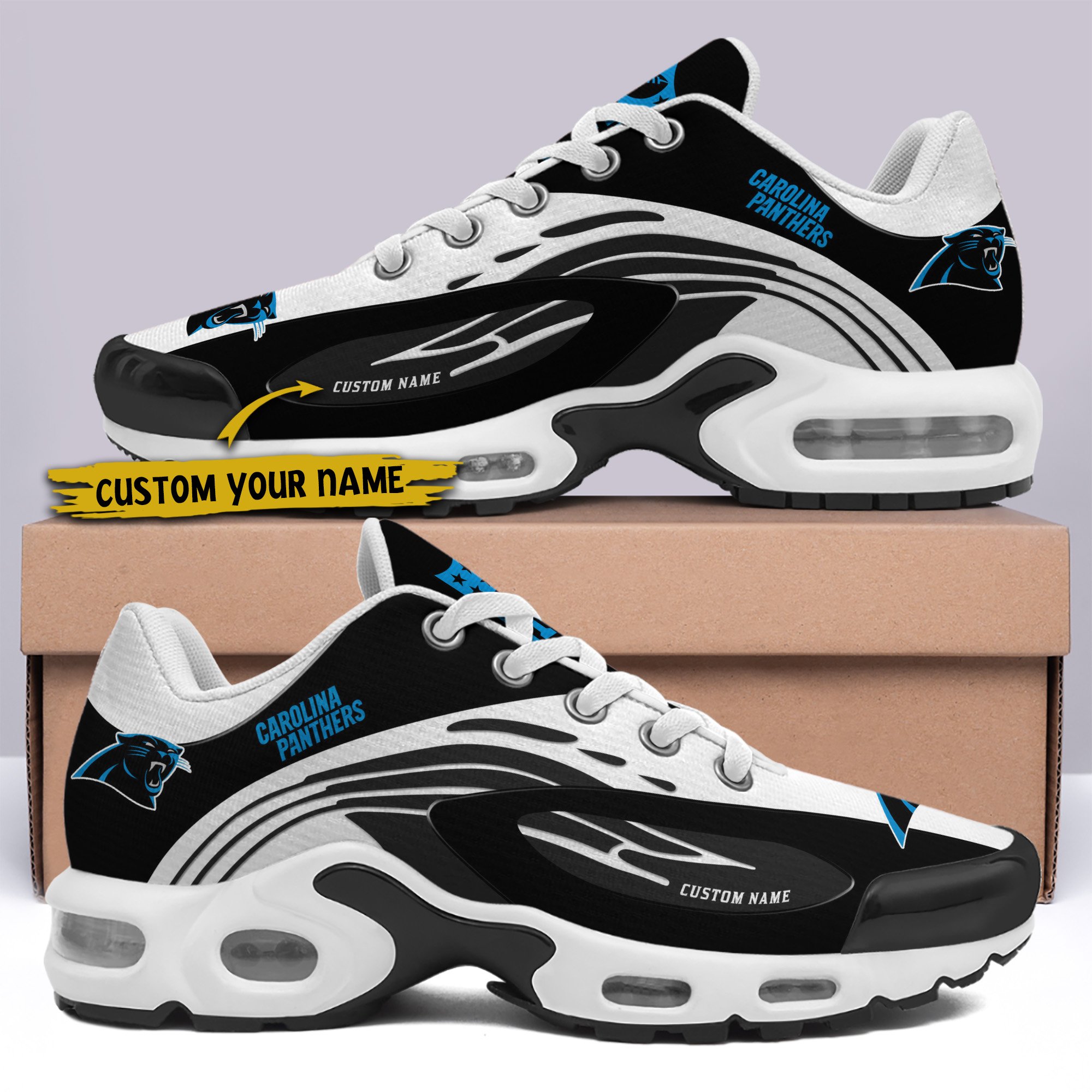 Carolina Panthers TN Shoes 2026 Version Custom Your Name